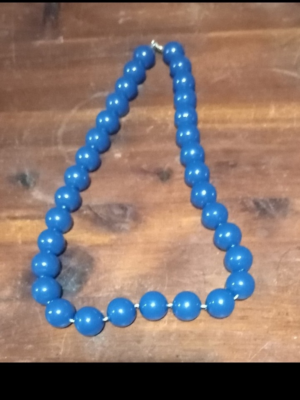 Blue Beaded Statement Necklace - Women Jewelry